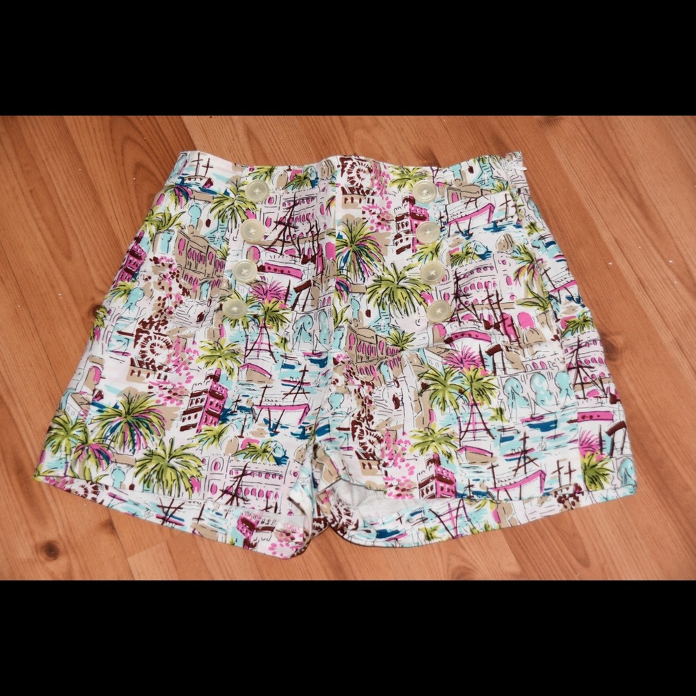 J. Crew Women’s High Waisted Graphic Dress Shorts